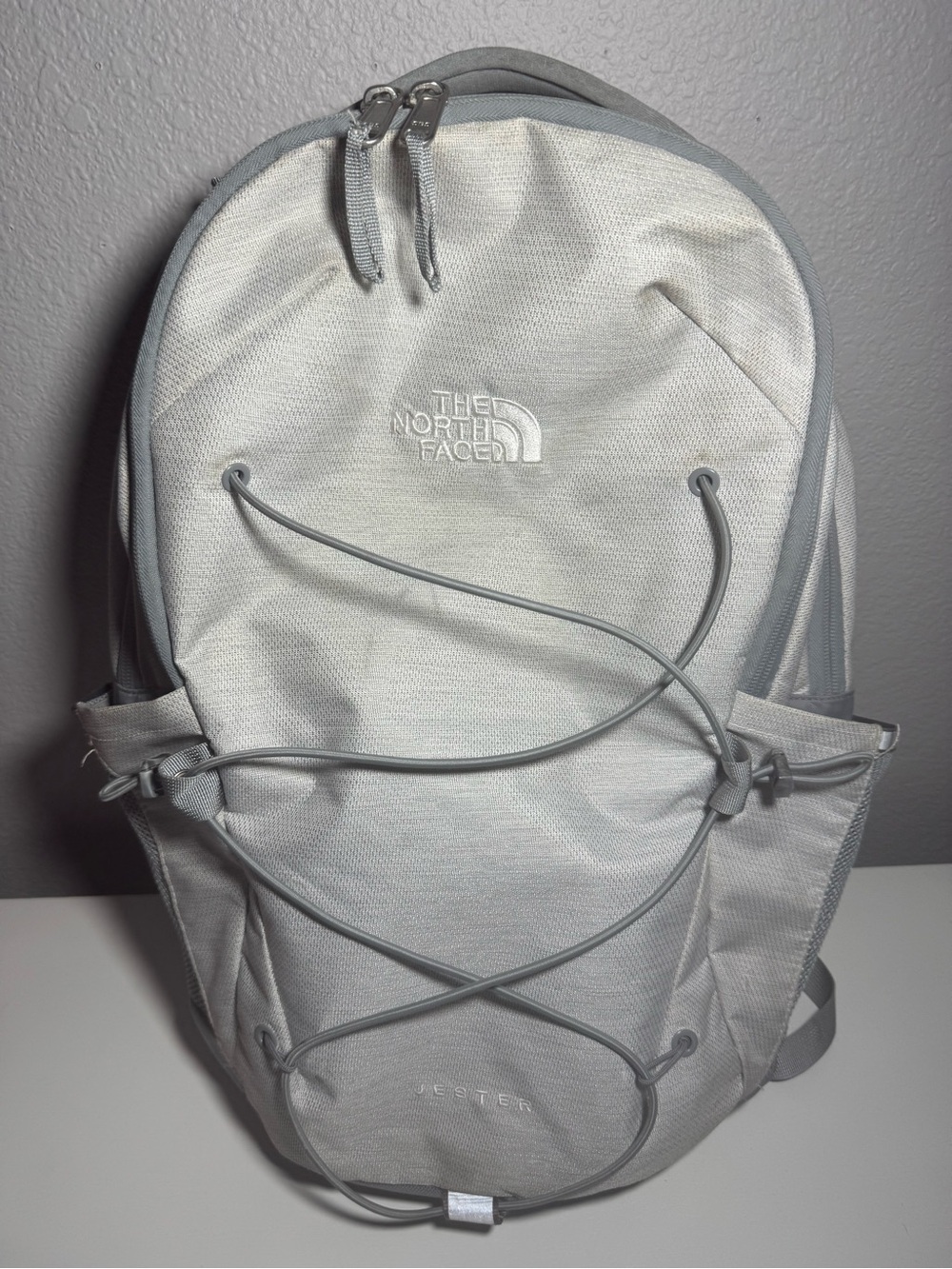 The North Face Jester Backpack in Off-White/Light Gray